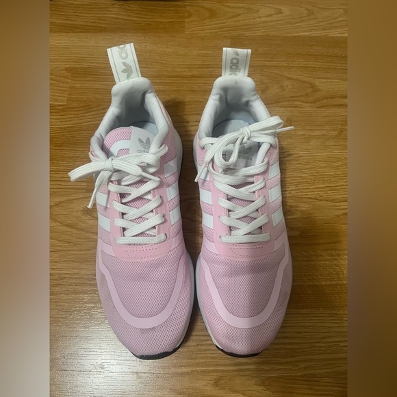 Adidas Women's Light Pink Sneakers(Size 7) - Picture 4 of 11